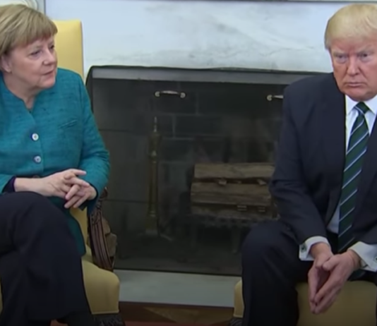 Merkel Shook Trump