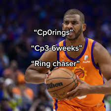 Chris Paul CP0 meme ring chasing